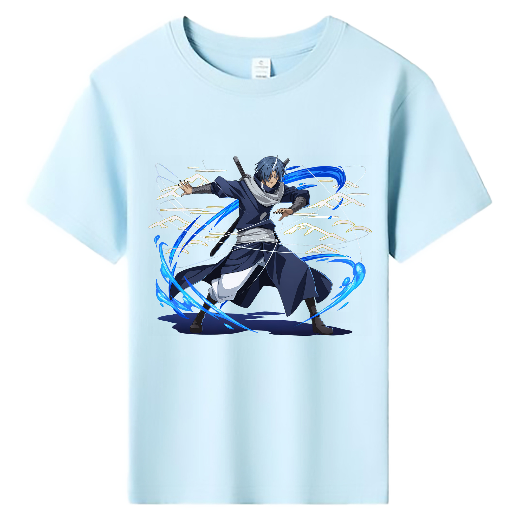 （画像用） 転スラ Regarding Reincarnated to Slime 綿100％キッズTシャツ（フロントプリント）